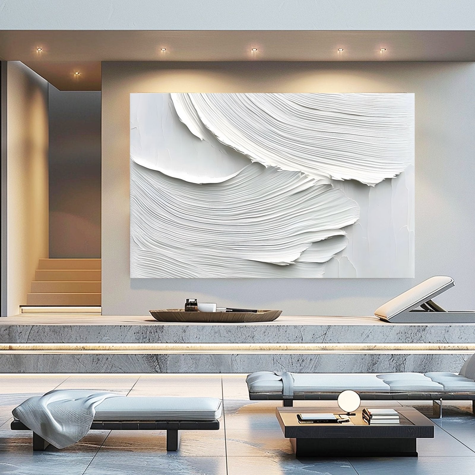 Abstract Painting "Arcos Blancos"
