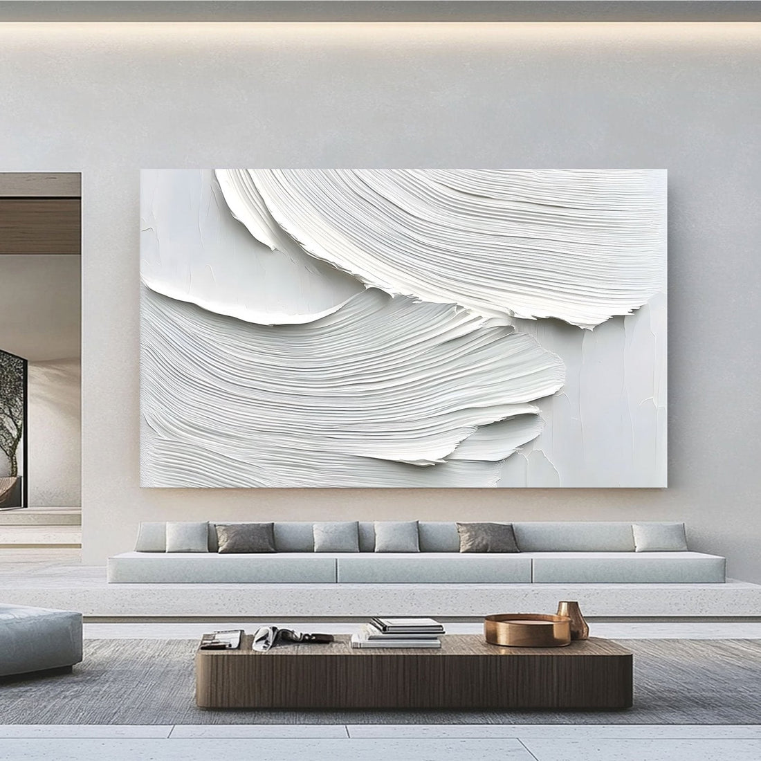 Abstract Painting "Arcos Blancos"