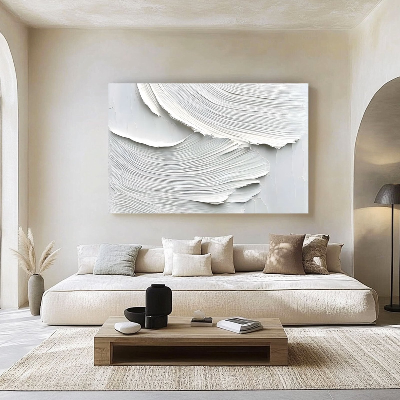 Abstract Painting "Arcos Blancos"