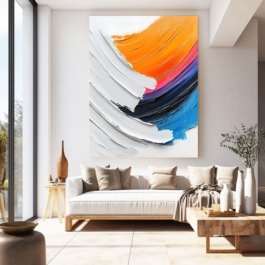Abstract Painting "Arcos de Color”