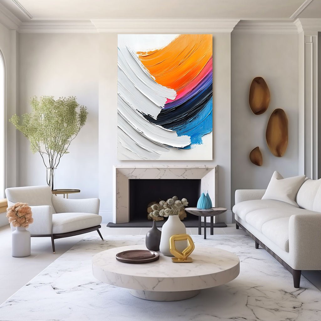 Abstract Painting "Arcos de Color”