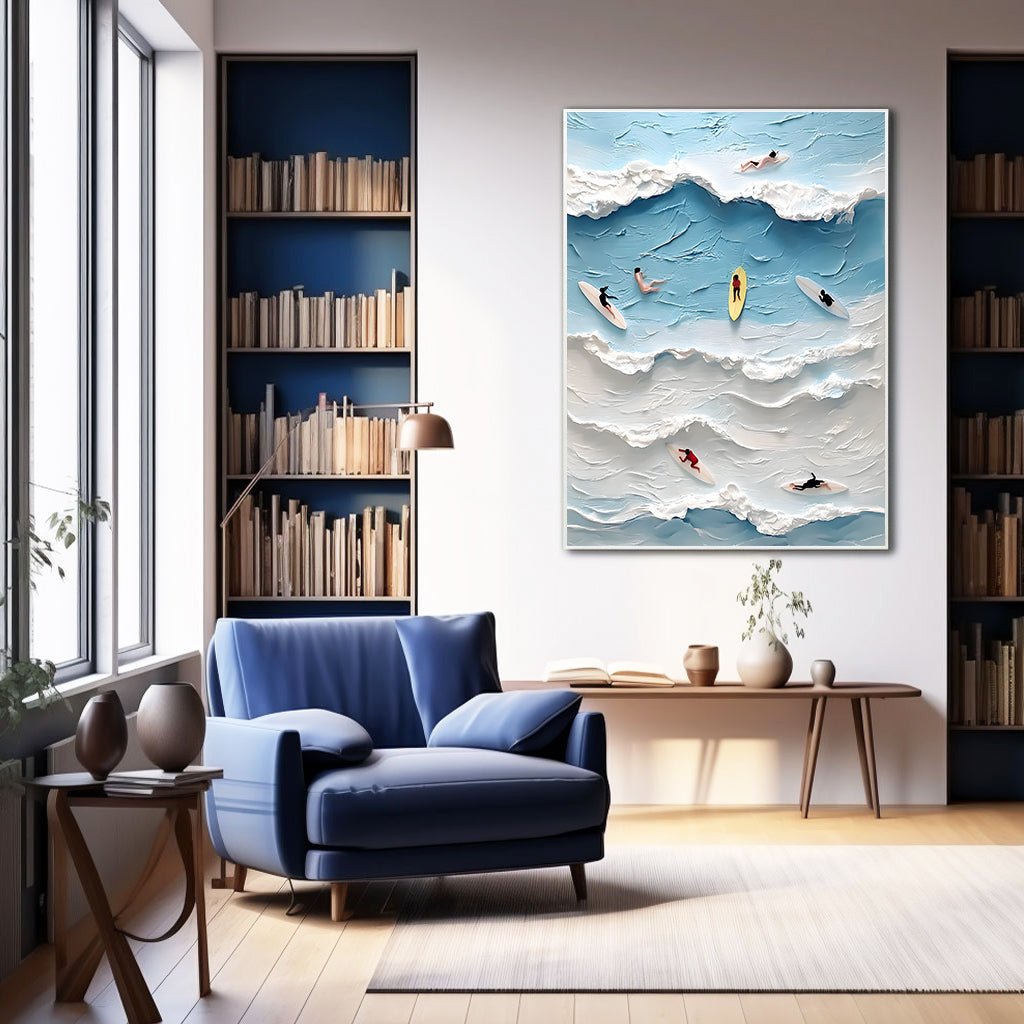 Abstract Painting "Armonía Acuática"
