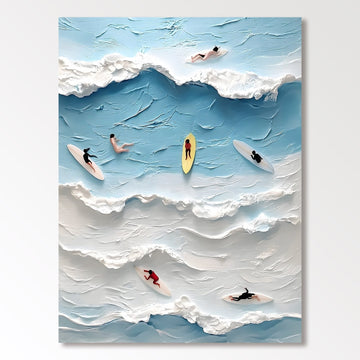 Abstract Painting "Armonía Acuática"