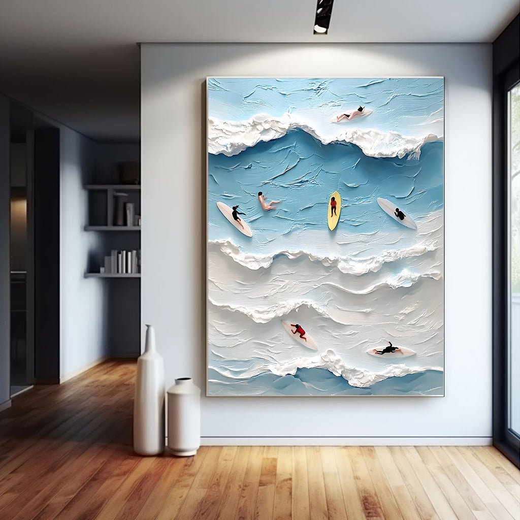 Abstract Painting "Armonía Acuática"