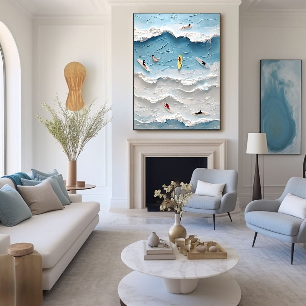 Abstract Painting "Armonía Acuática"