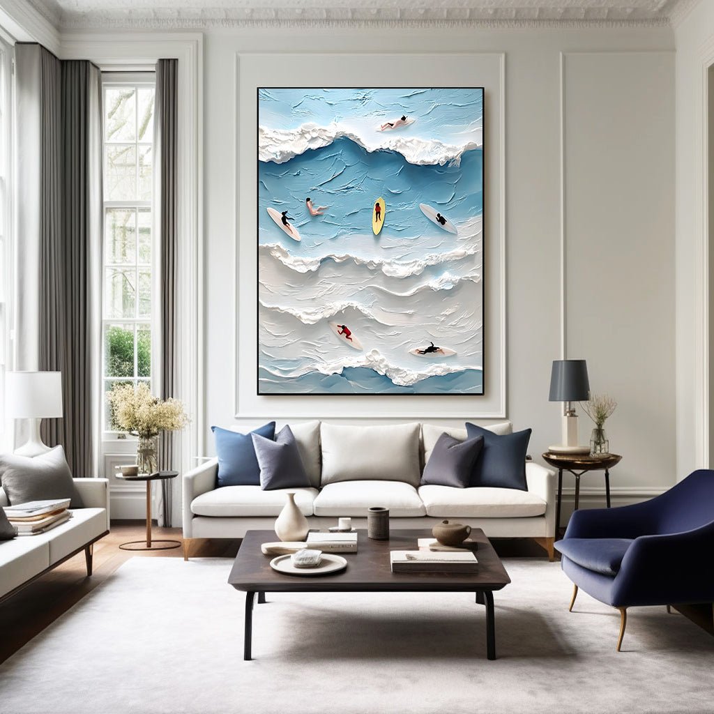 Abstract Painting "Armonía Acuática"