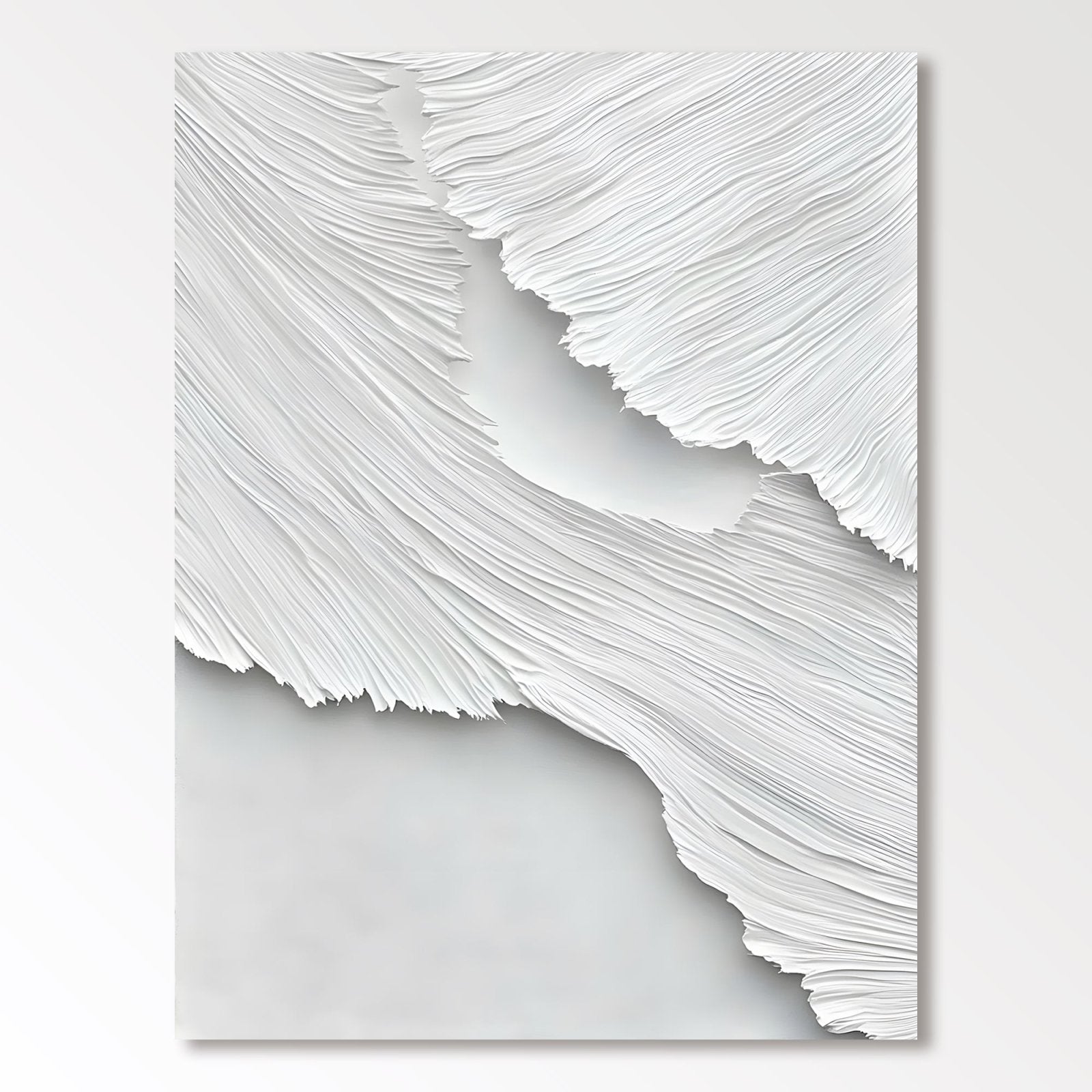 Abstract Painting "Armonía Blanca”