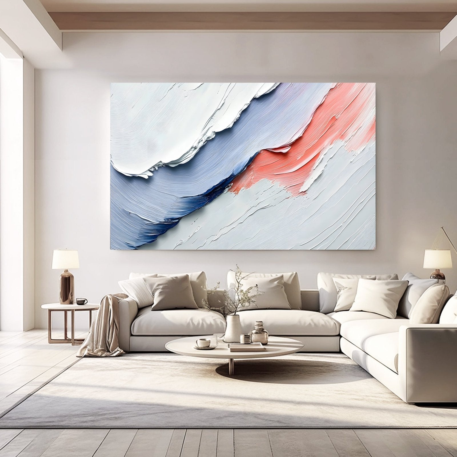 Abstract Painting "Armonía de Tonalidades"