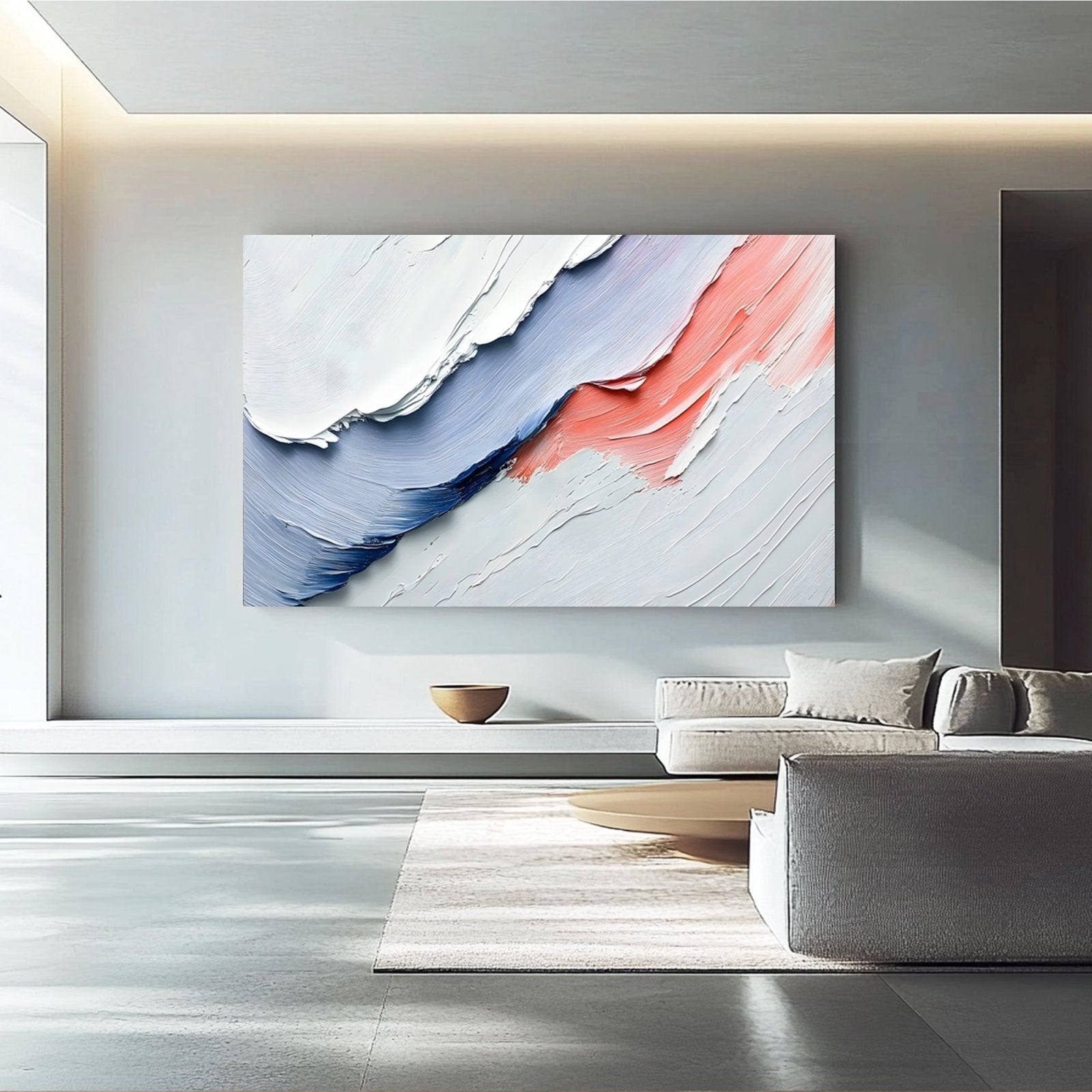 Abstract Painting "Armonía de Tonalidades"
