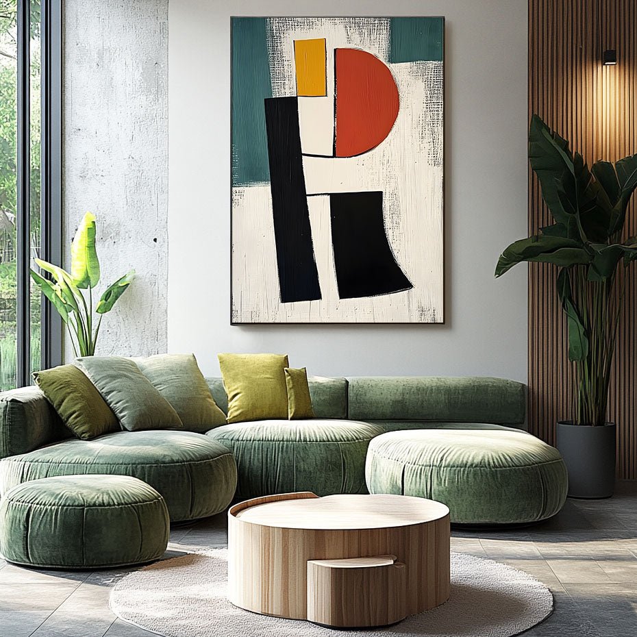 Abstract Painting "Armonía Divergente"