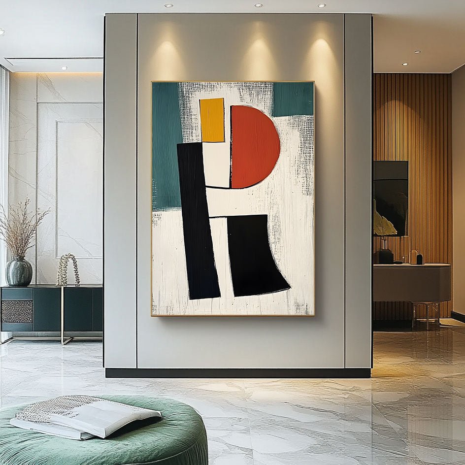 Abstract Painting "Armonía Divergente"