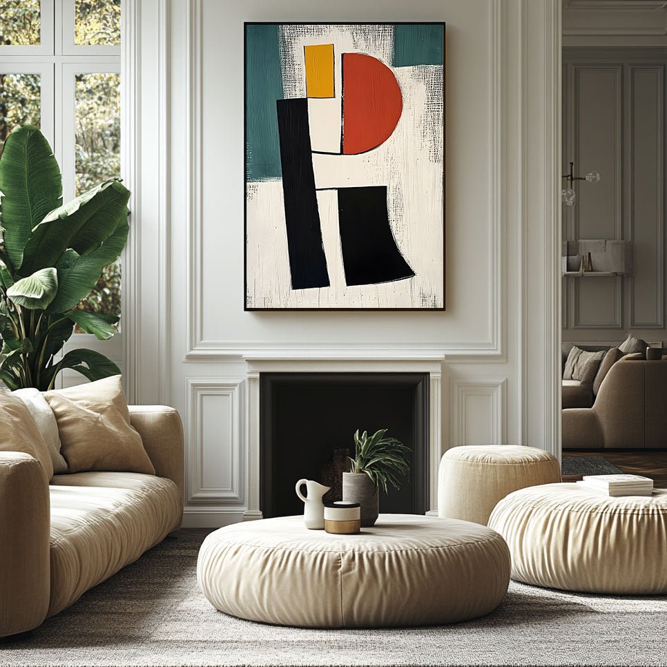 Abstract Painting "Armonía Divergente"