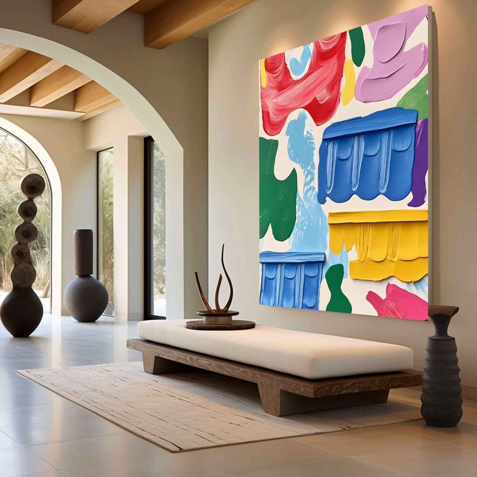 Abstract Painting "Armonía Floral”