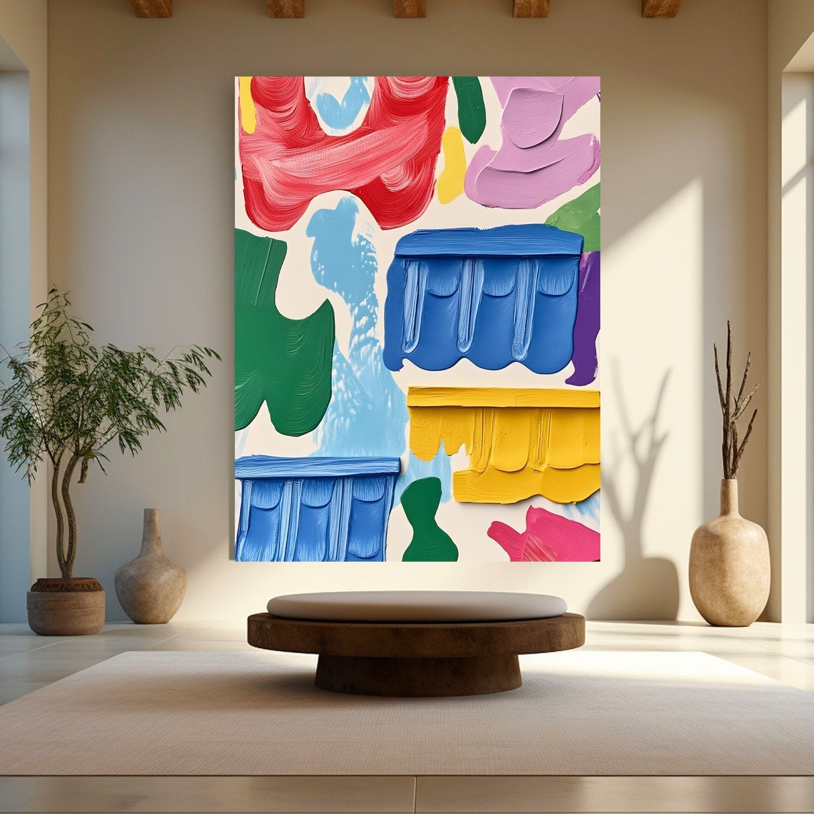 Abstract Painting "Armonía Floral”