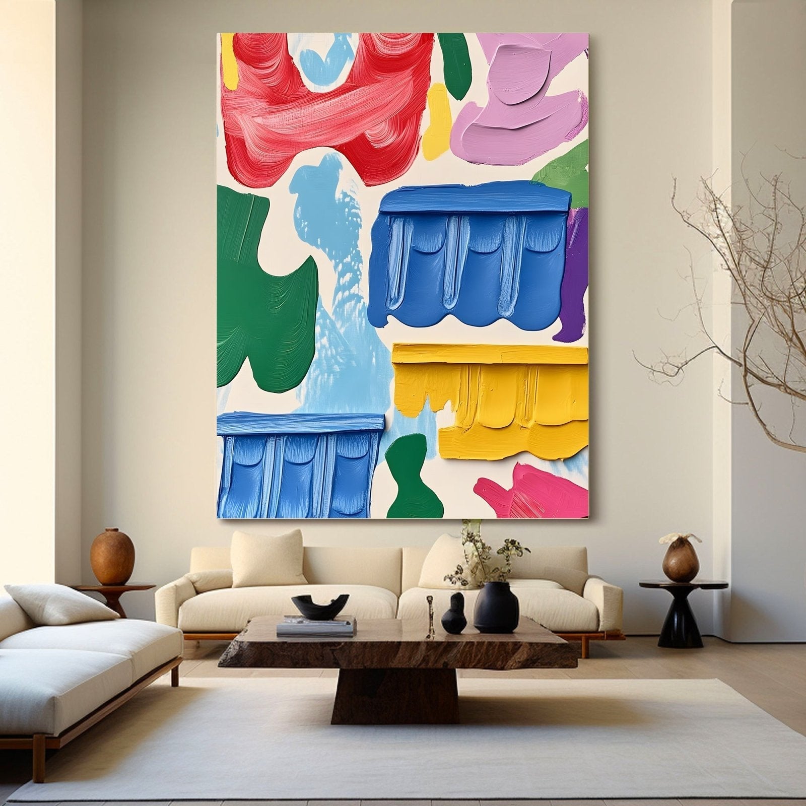 Abstract Painting "Armonía Floral”