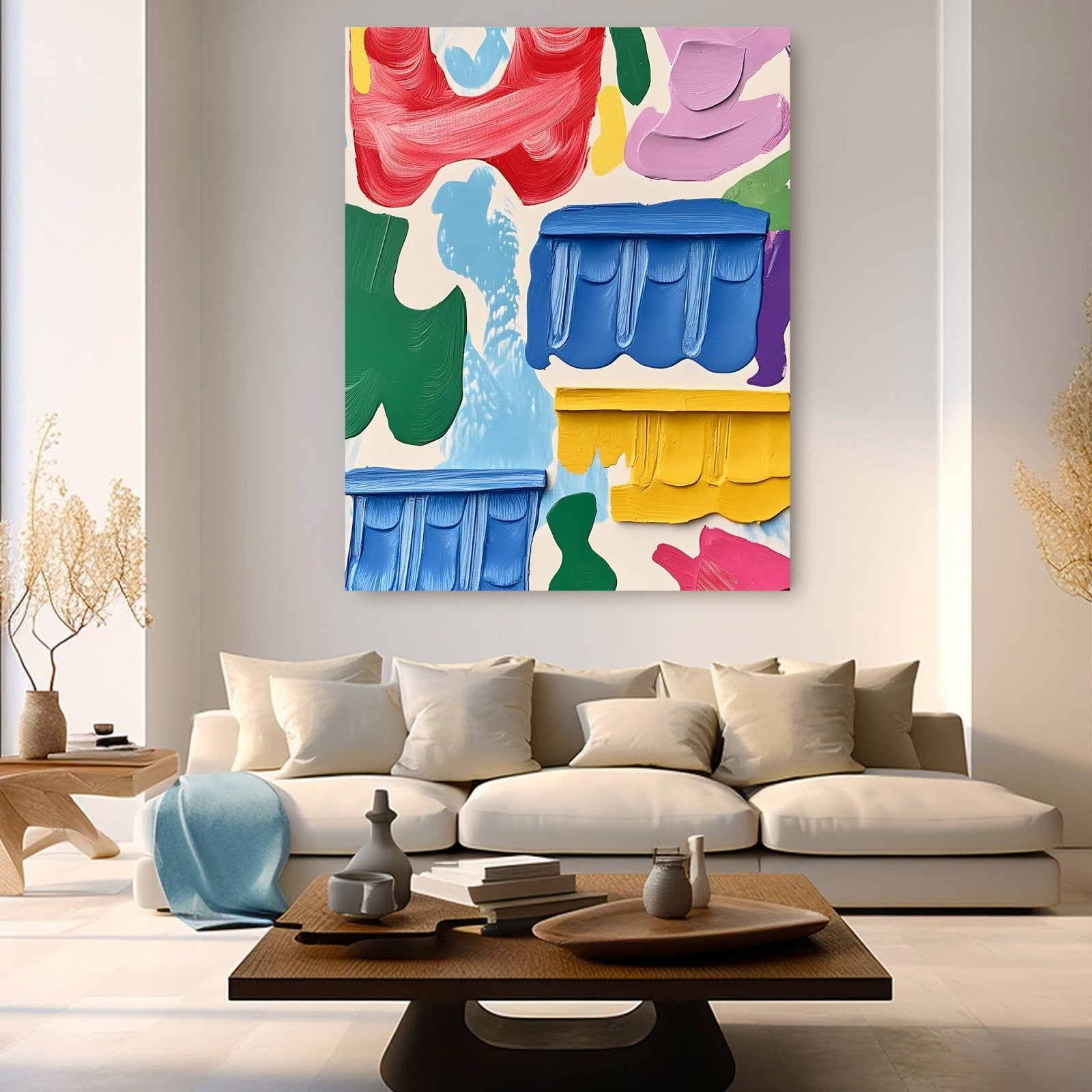 Abstract Painting "Armonía Floral”