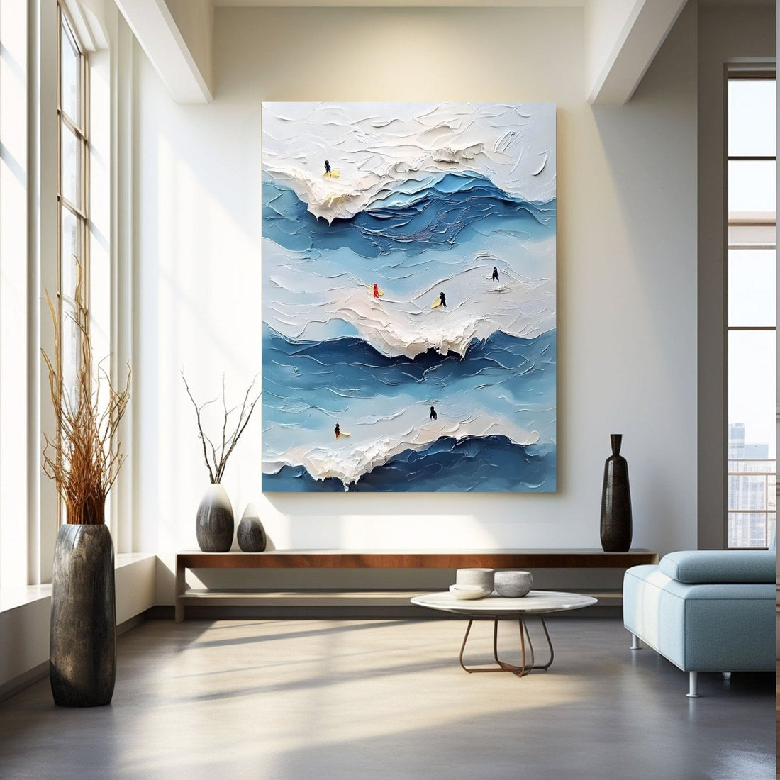 Abstract Painting "Armonía Marina"