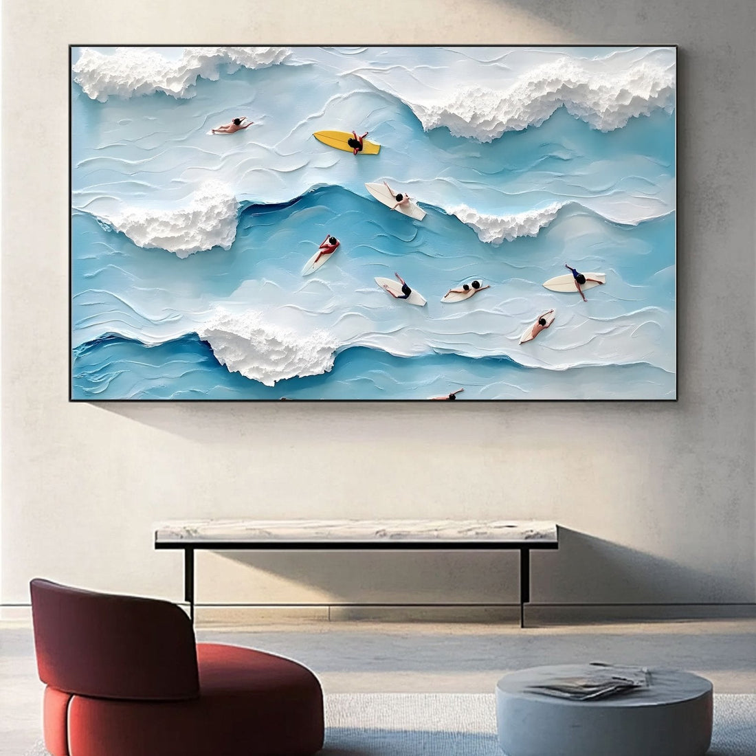 Abstract Painting "ArteMarino"