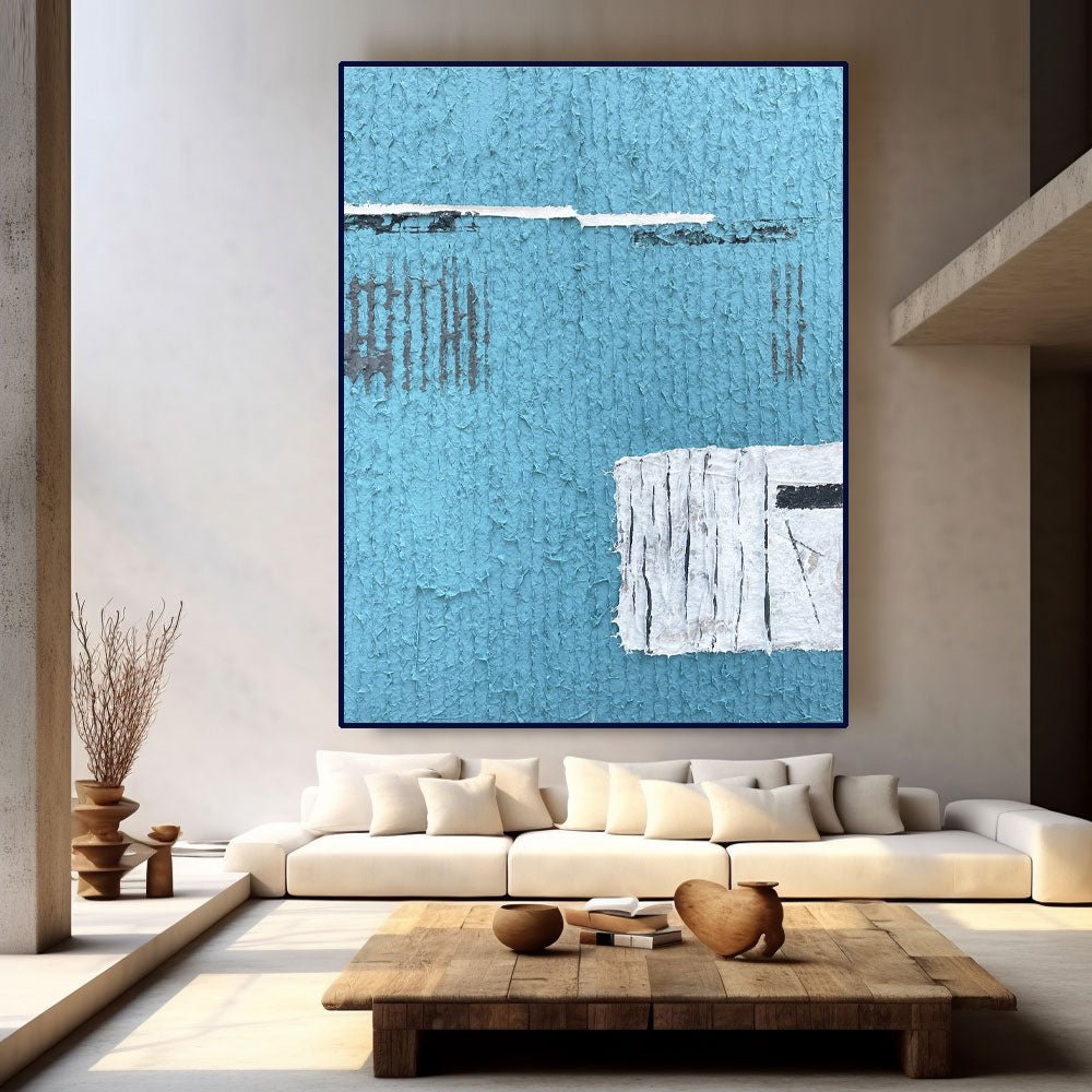 Abstract Painting "Azul Revelado”