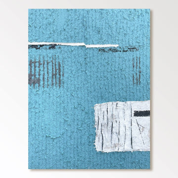 Abstract Painting "Azul Revelado”