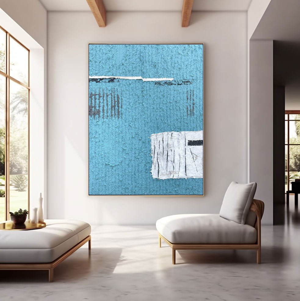Abstract Painting "Azul Revelado”