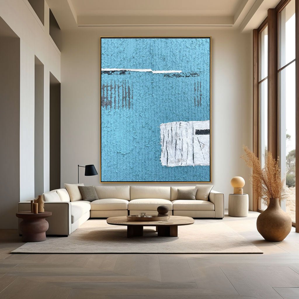 Abstract Painting "Azul Revelado”