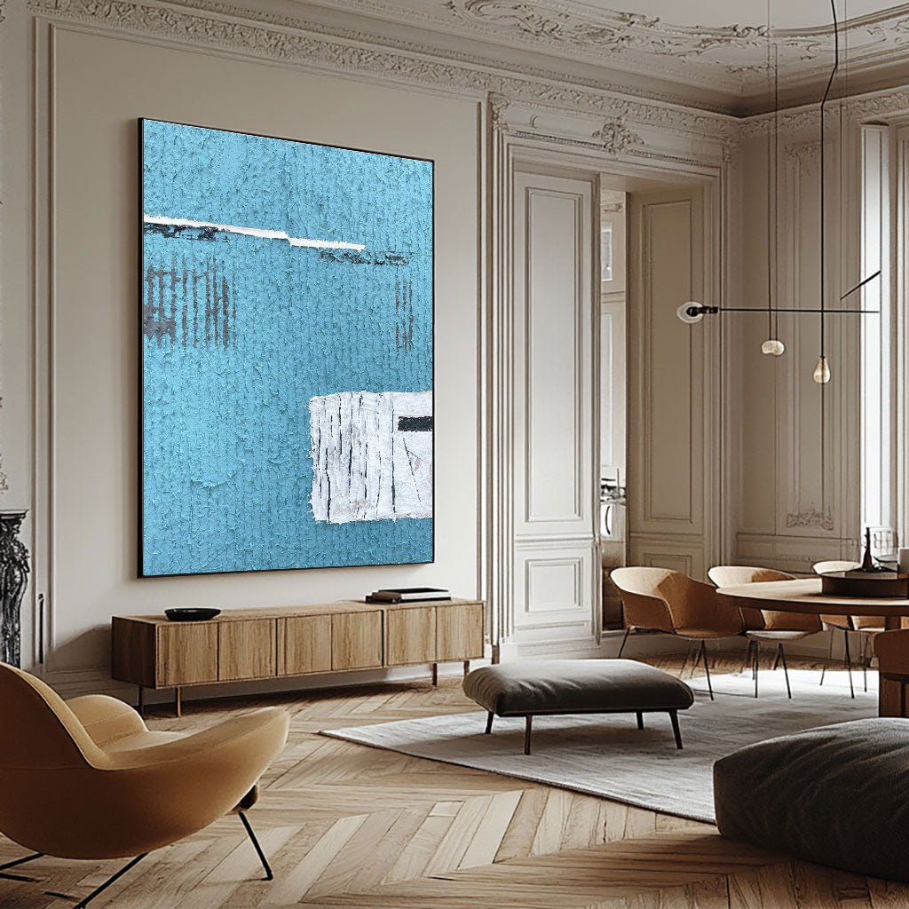 Abstract Painting "Azul Revelado”