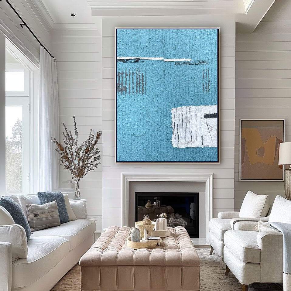 Abstract Painting "Azul Revelado”