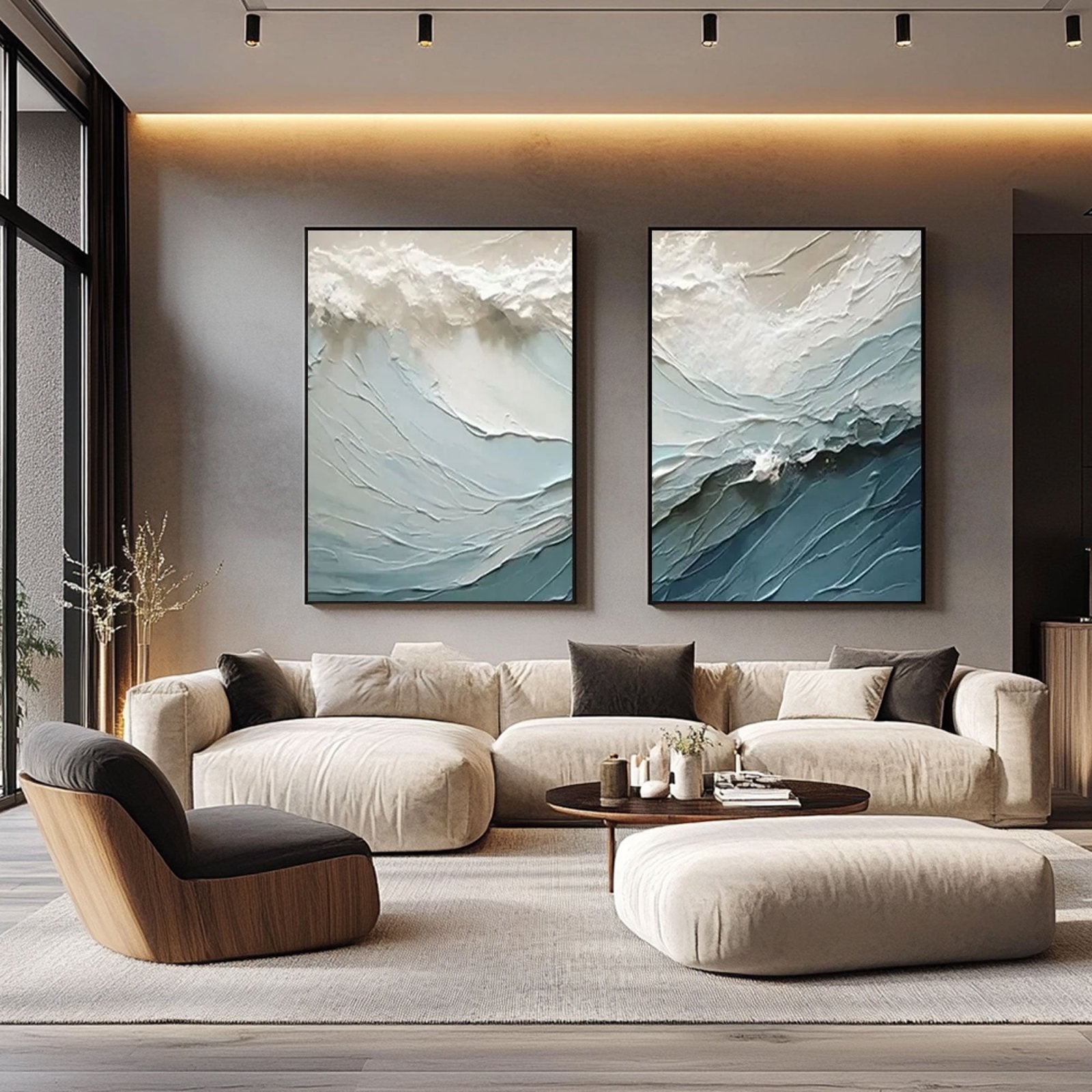 Abstract Painting "Azuréeve”