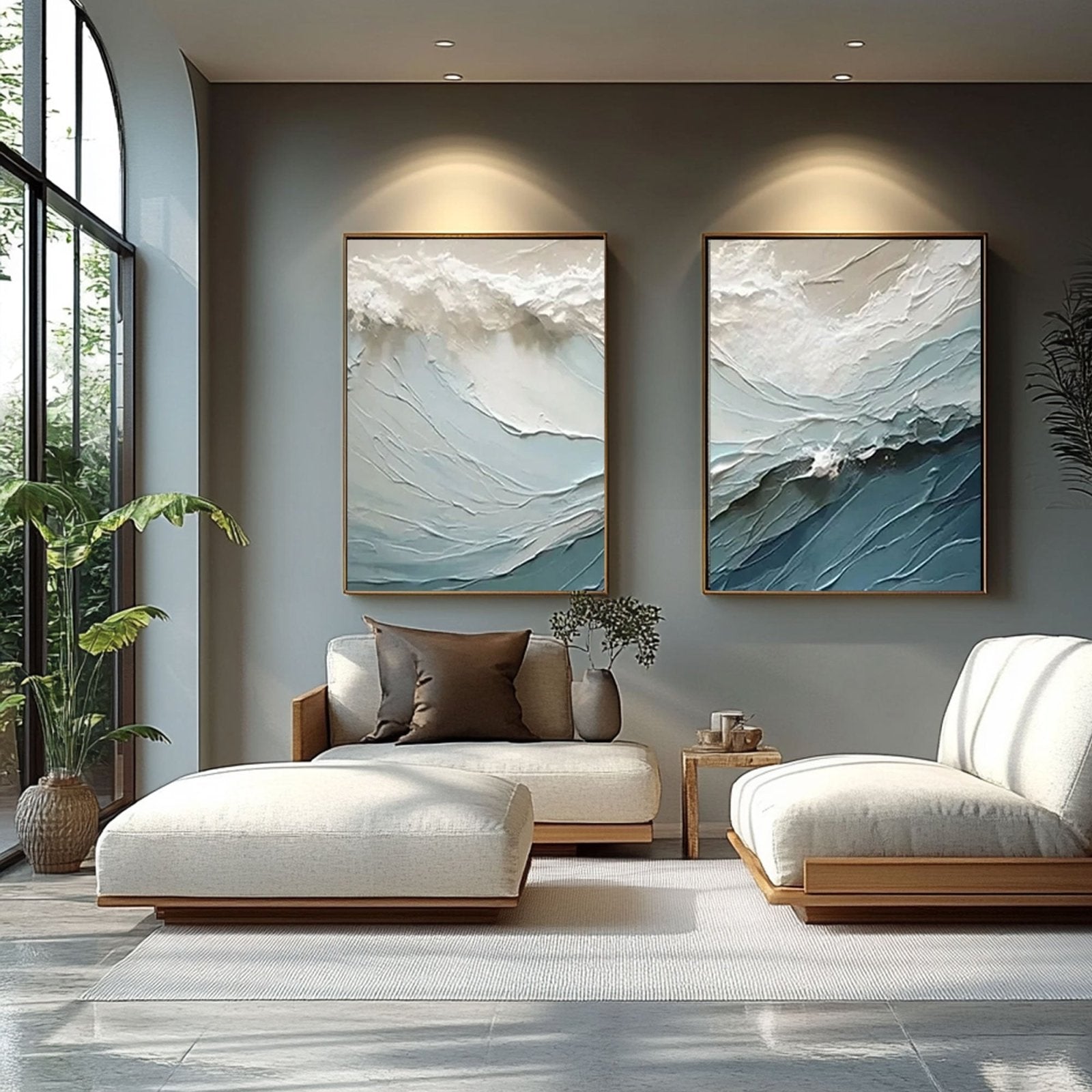 Abstract Painting "Azuréeve”