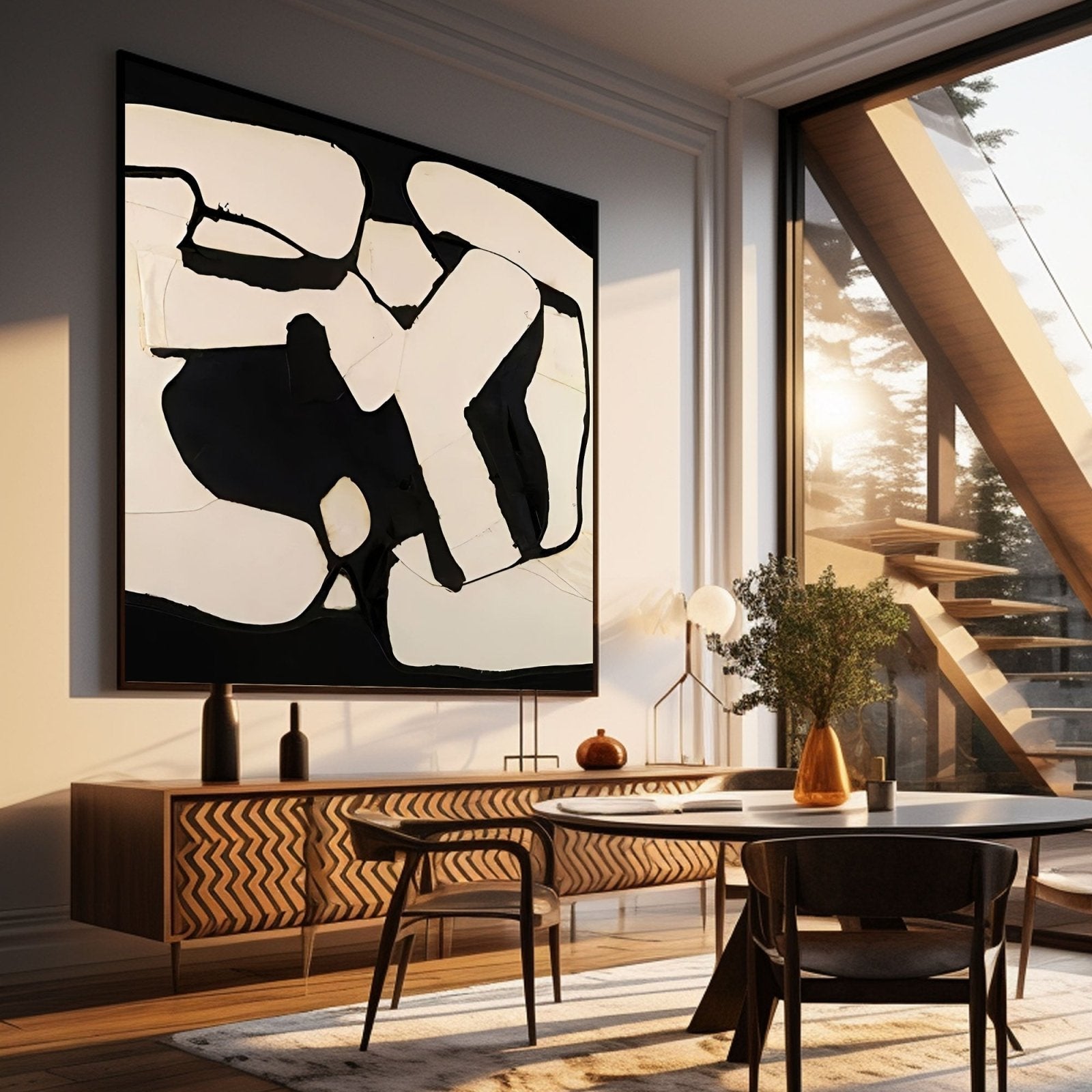 Abstract Painting "Balance in Duality"