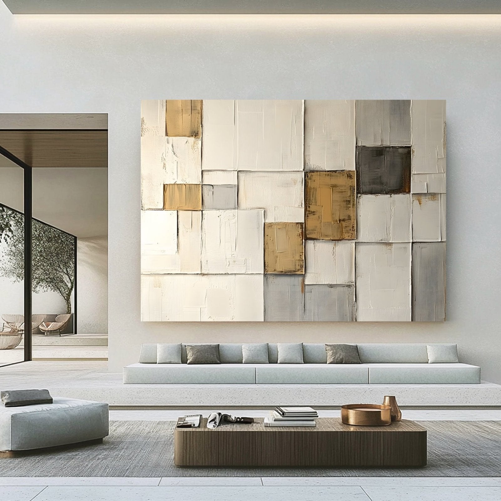 Abstract Painting "Blend Kompozycji"