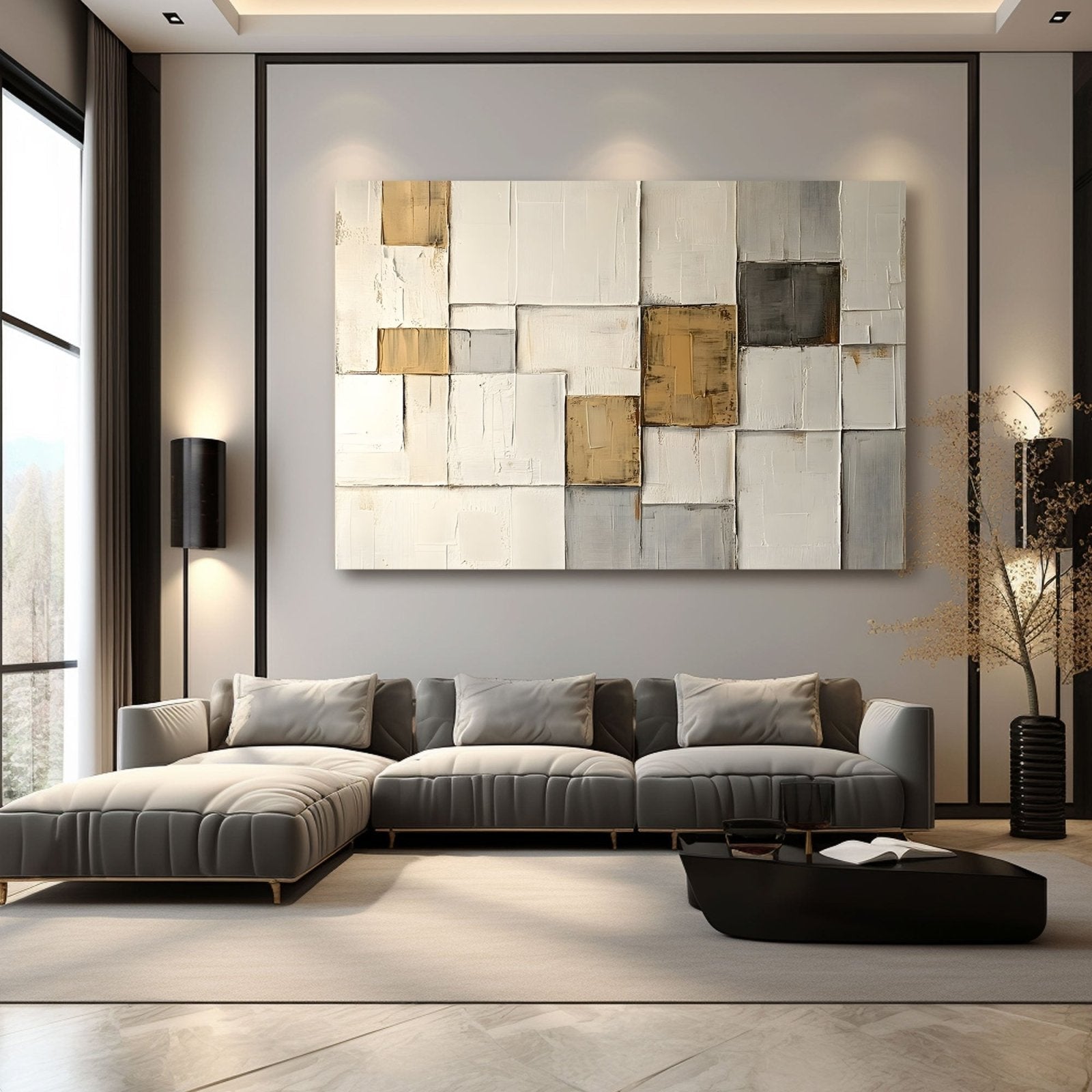 Abstract Painting "Blend Kompozycji"