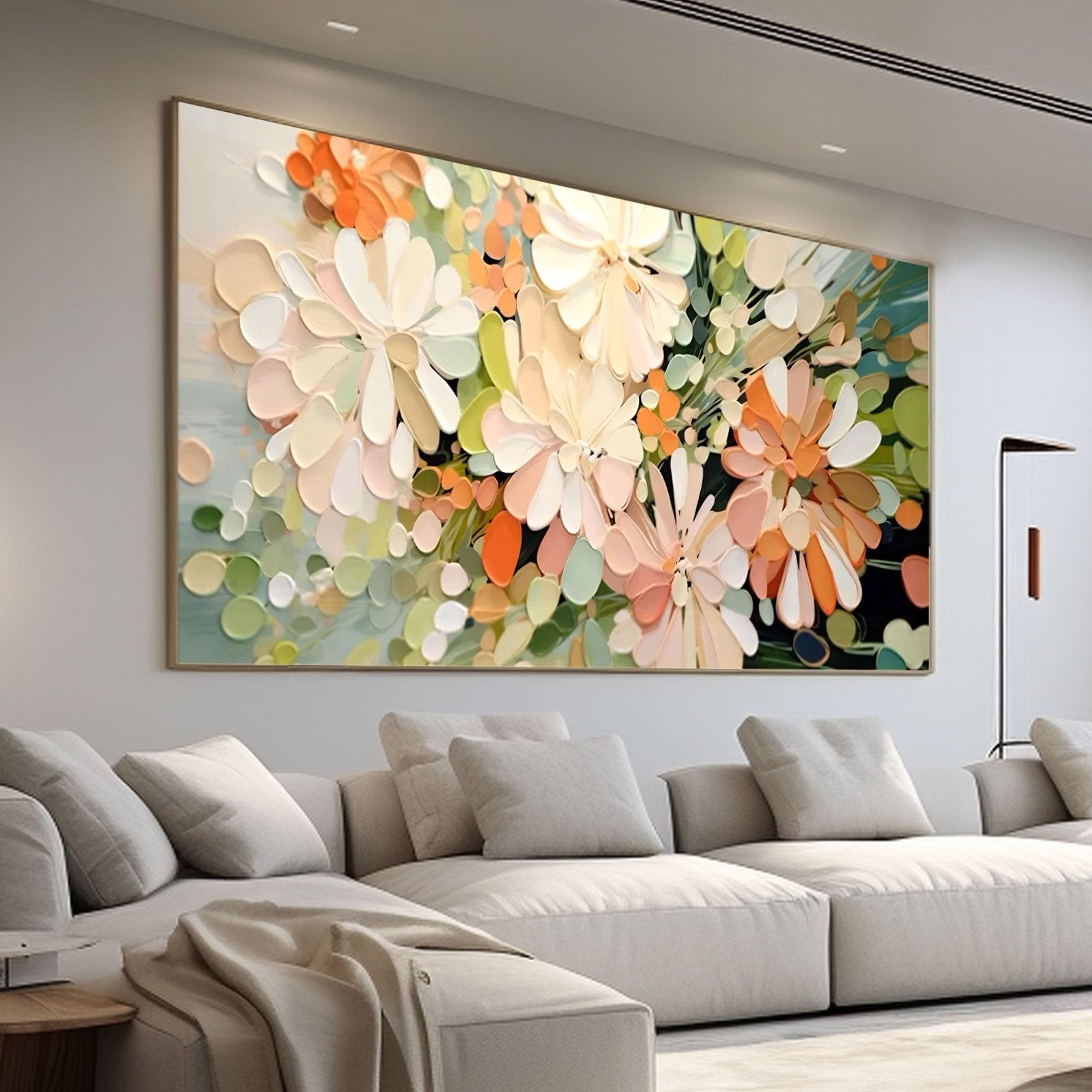 Abstract Painting "Blossoms of Reflection"