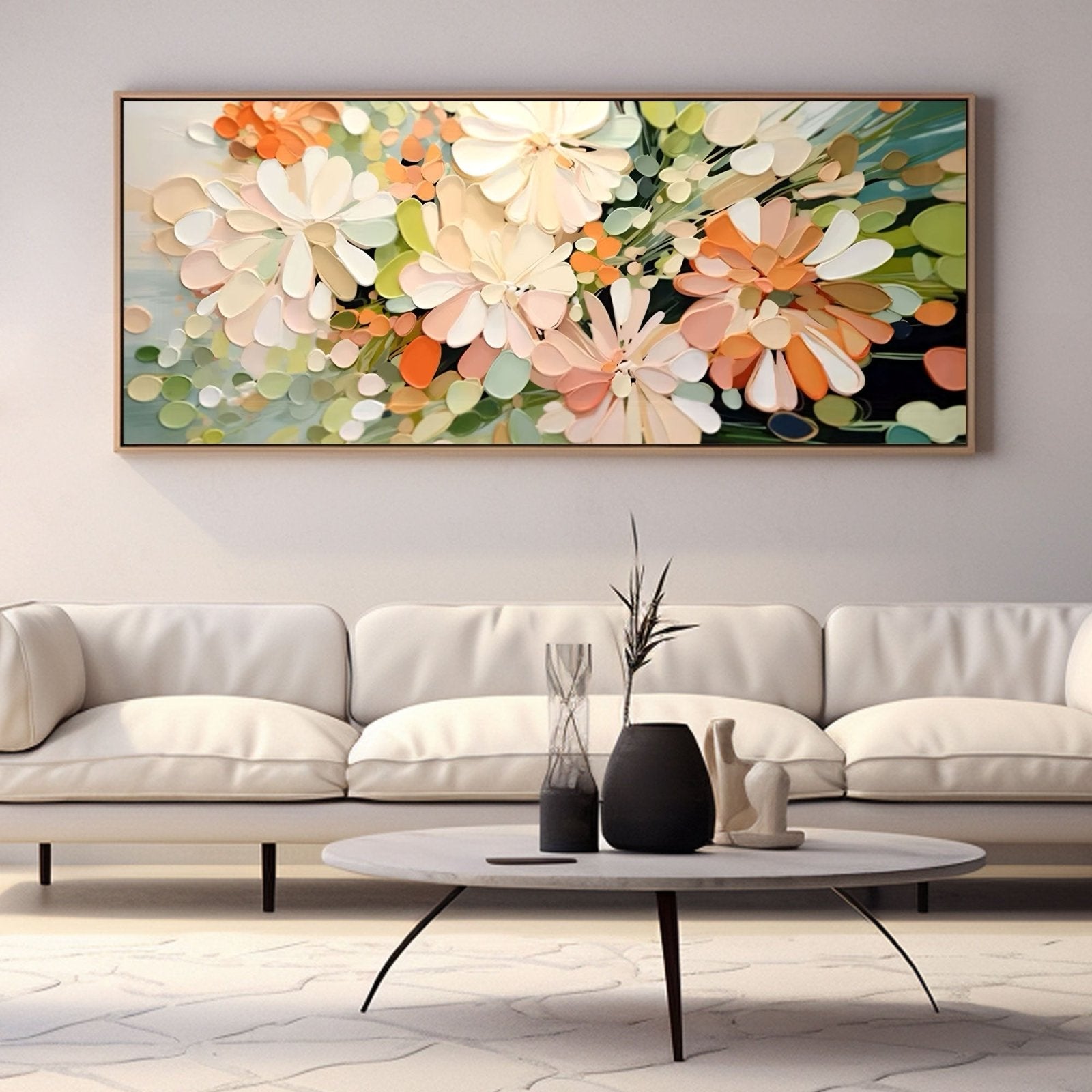 Abstract Painting "Blossoms of Reflection"