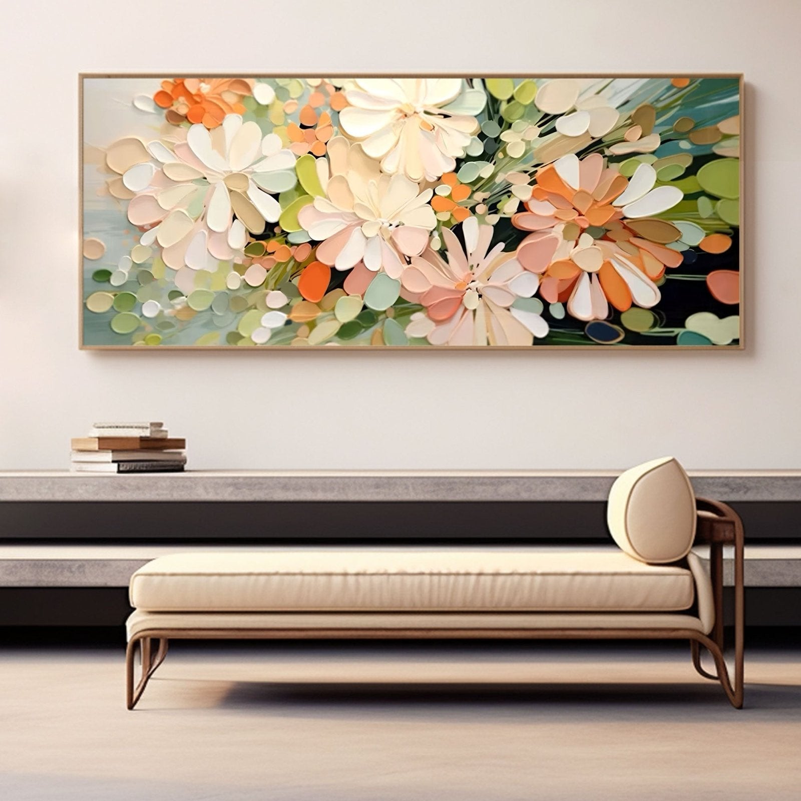 Abstract Painting "Blossoms of Reflection"