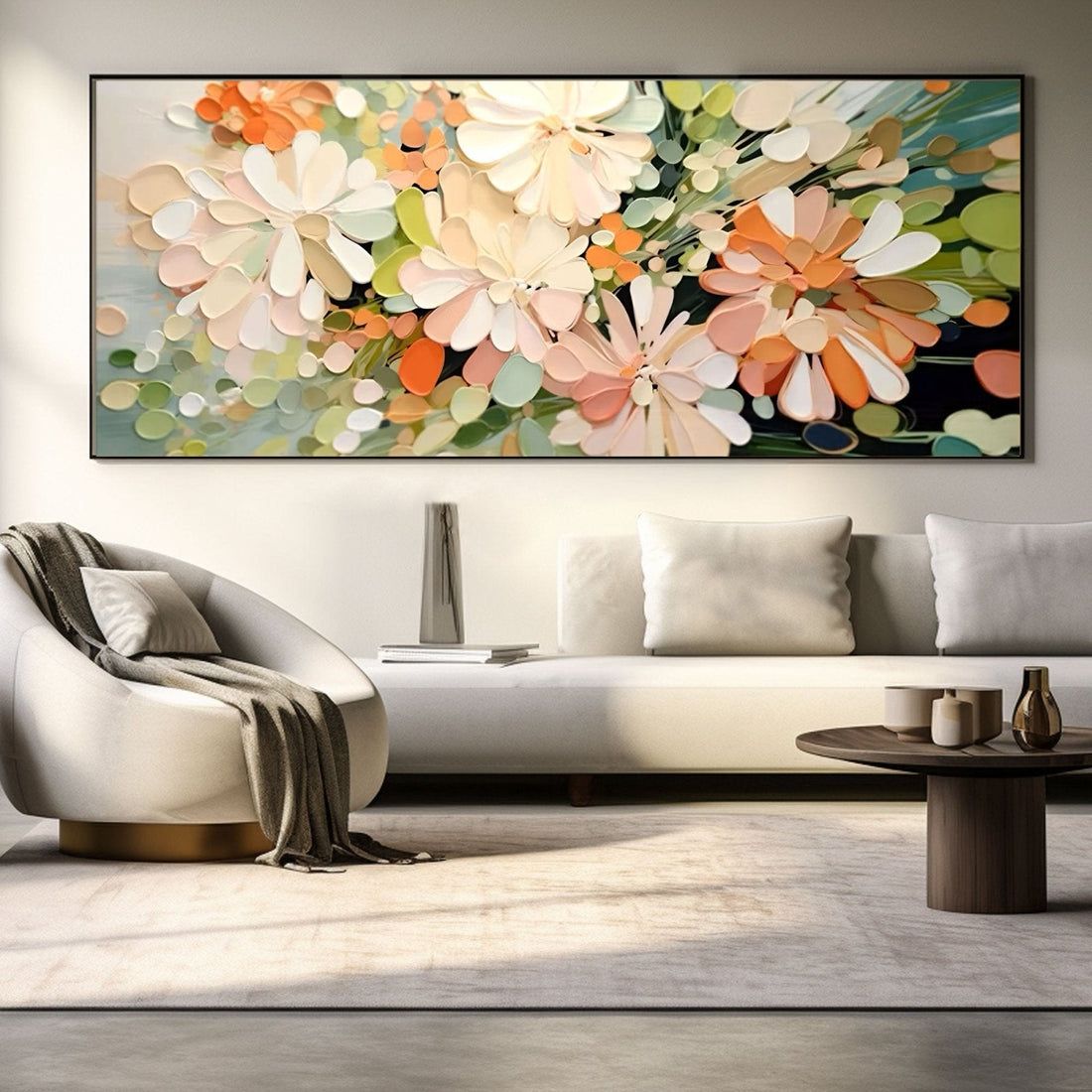 Abstract Painting "Blossoms of Reflection"