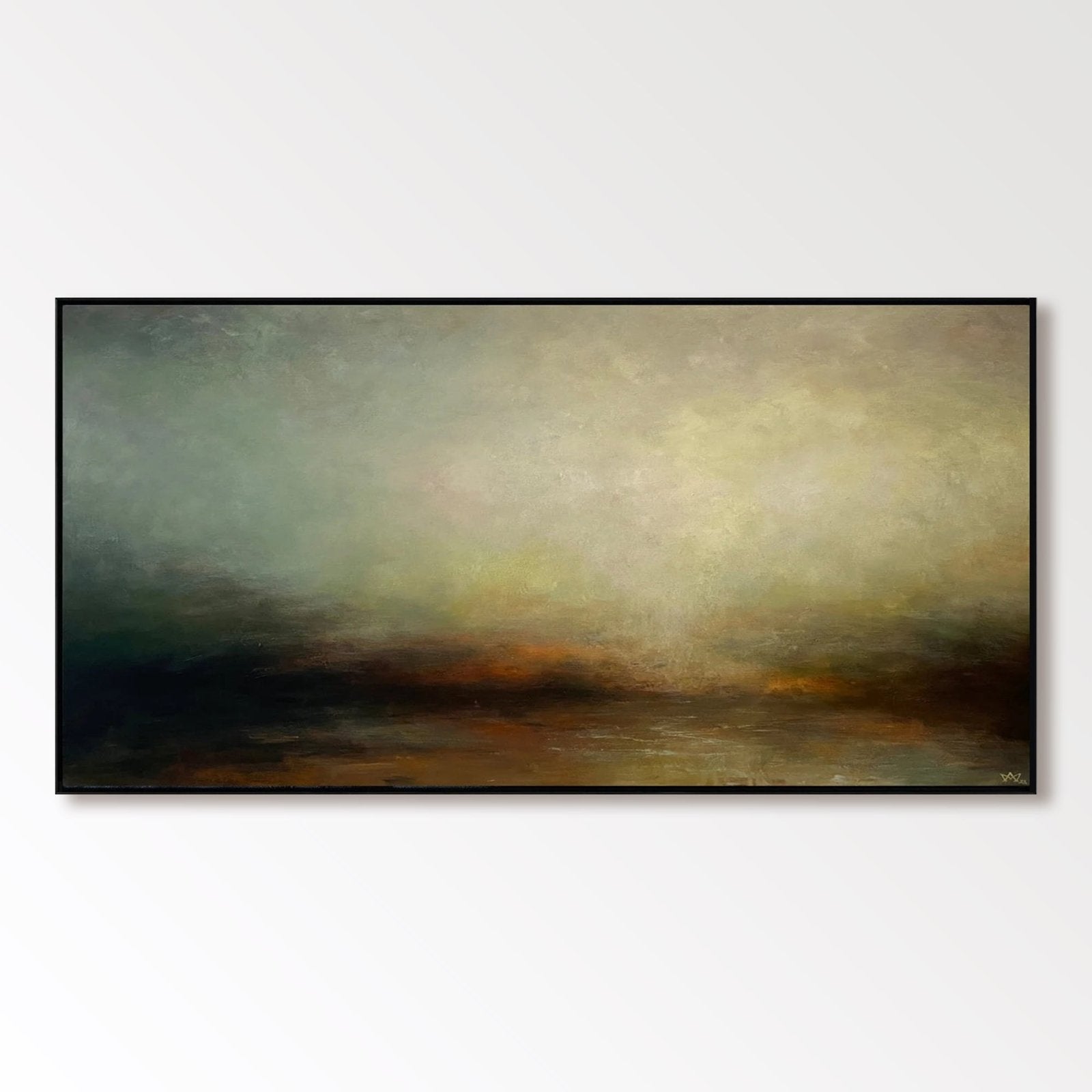 Abstrakt maleri "Brume - fænomen"