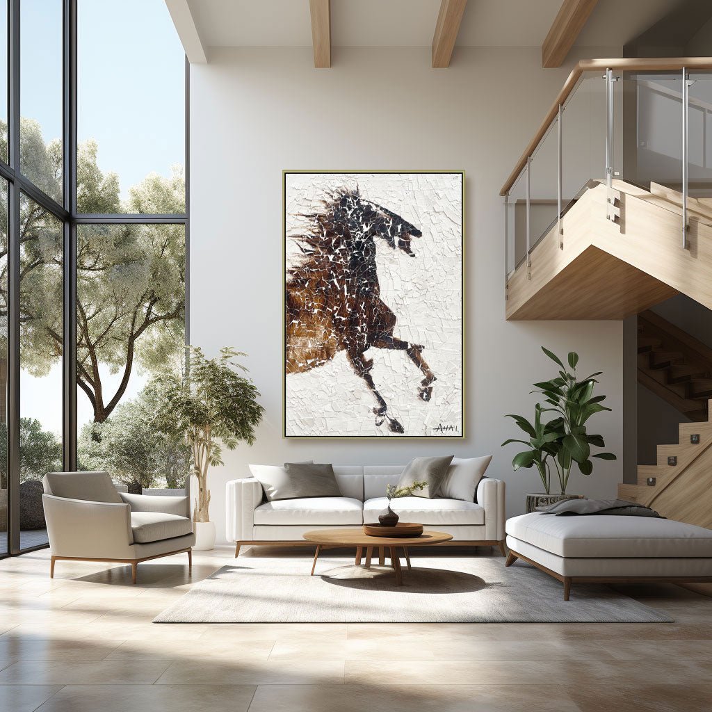 Abstract Painting "Caballo Libre”