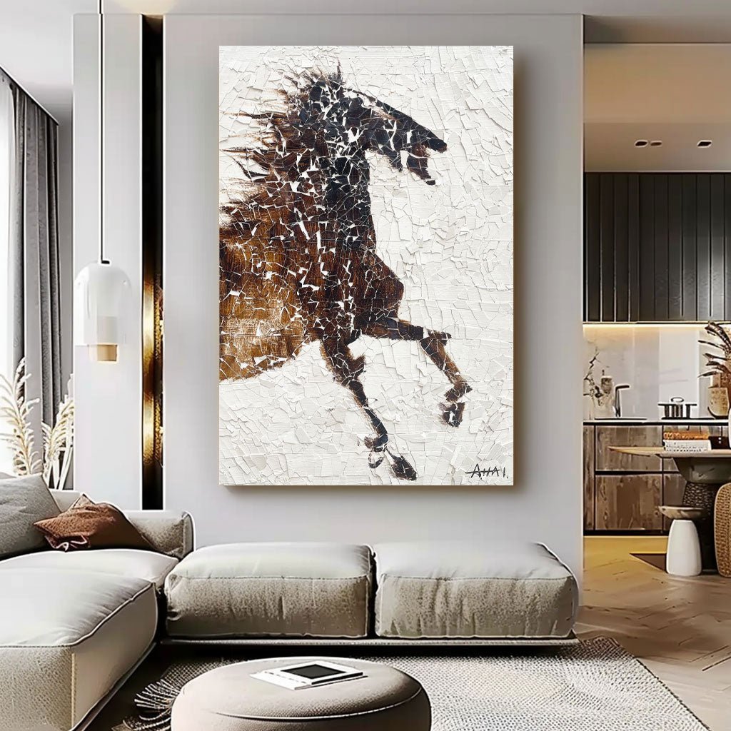 Abstract Painting "Caballo Libre”