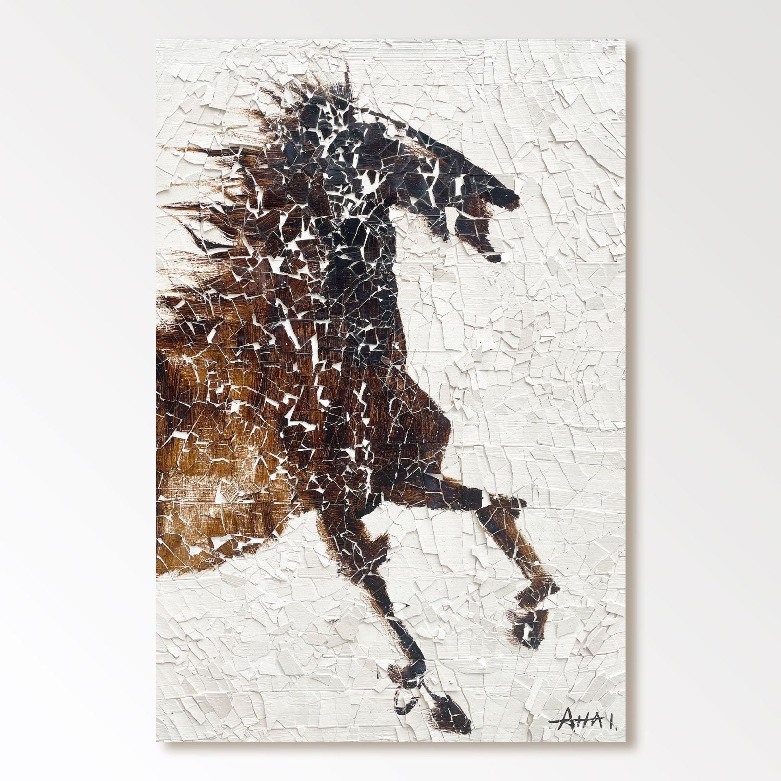 Abstract Painting "Caballo Libre”