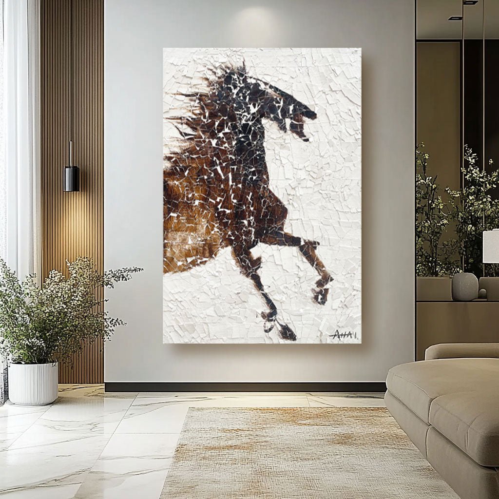 Abstract Painting "Caballo Libre”