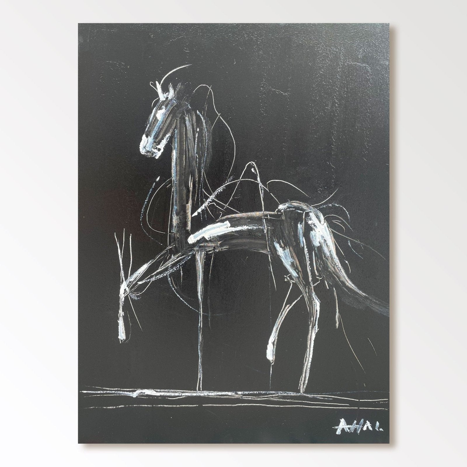 Abstract Painting "Caballo Misterioso”