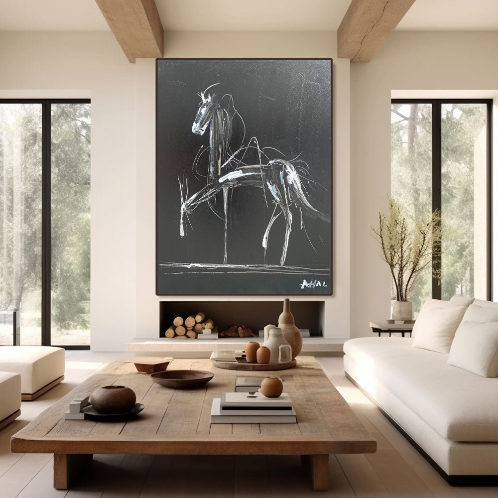 Abstract Painting "Caballo Misterioso”
