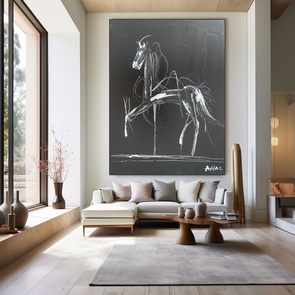 Abstract Painting "Caballo Misterioso”