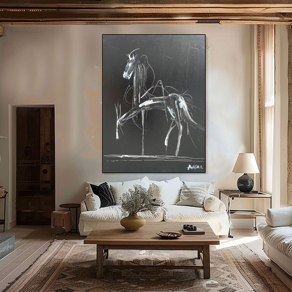 Abstract Painting "Caballo Misterioso”