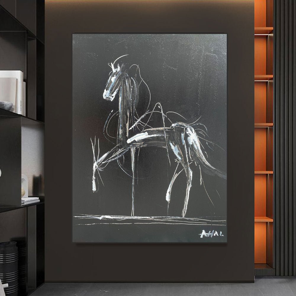 Abstract Painting "Caballo Misterioso”