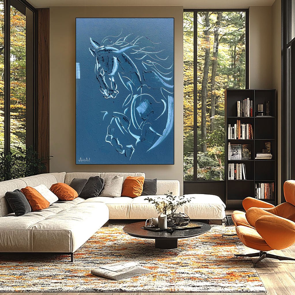 Abstract Painting "Caballo Soñado”