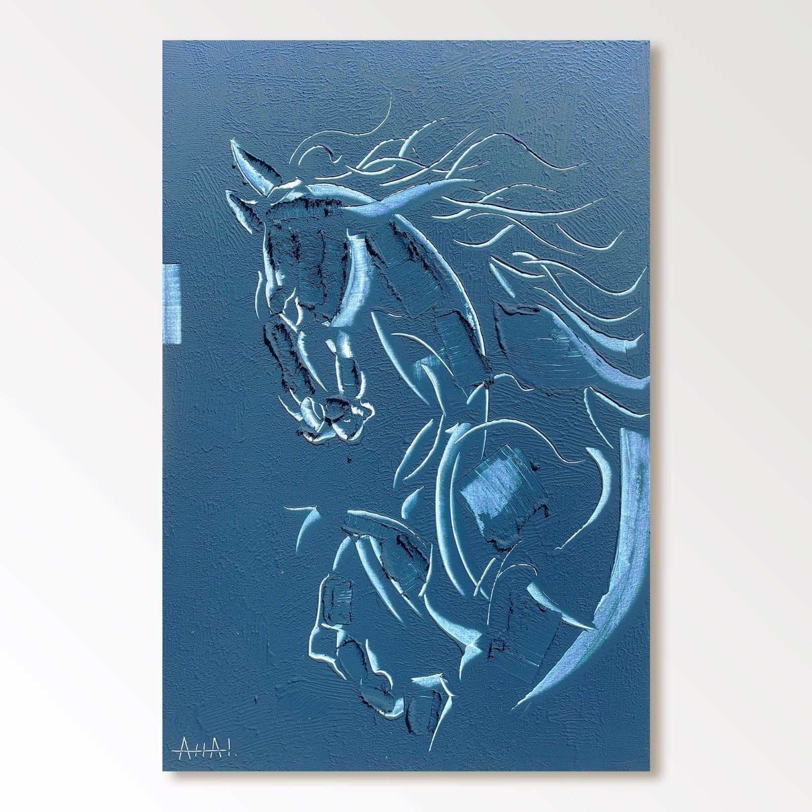 Abstract Painting "Caballo Soñado”