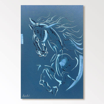 Abstract Painting "Caballo Soñado”